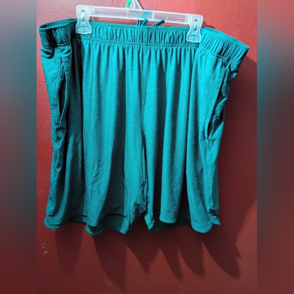 Athletic Works Teal Drawstring Shorts
